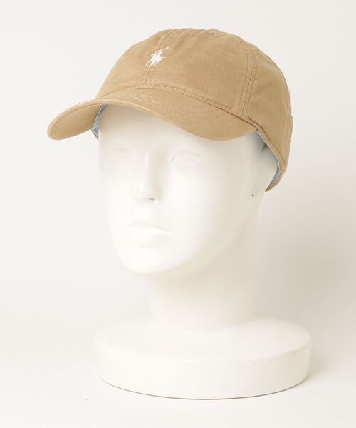 POLO RALPH LAUREN(ポロ ラルフ ローレン)の「リネン ボール キャップ(キャップ・メンズ・ブラウン系5・ONE)」の5枚目の写真