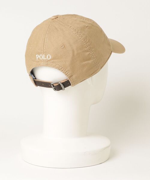 POLO RALPH LAUREN(ポロ ラルフ ローレン)の「リネン ボール キャップ(キャップ・メンズ・ブラウン系5・ONE)」の4枚目の写真