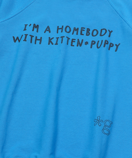 GRUNDEN(グルンデン)の「HOMEBODY SHORT-SLEEVE SWEATSHIRT (HAWAIIAN BLUE)(Tシャツ/カットソー・レディース・その他・OS)」の3枚目の写真
