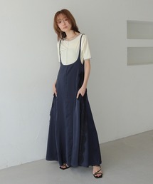 CLEIO（クレイオ）の「【CLEIO】レースデザインフレアサテンスカート（スカート）」