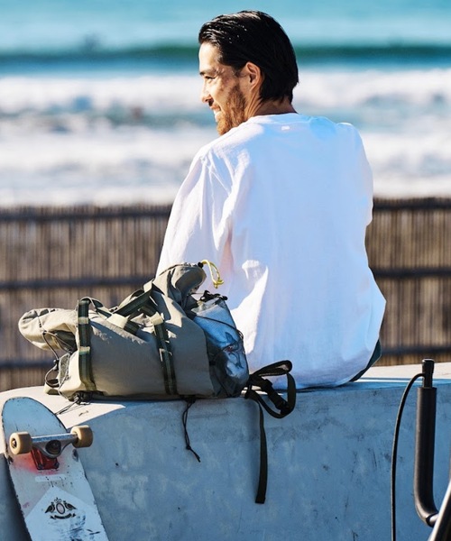IO（イオ）（イオ）の「FRANK PRODUCTS / ２WAY WANDER BAG-Lsize / FR2026SS001WB（バックパック/リュック・レディース・イエロー/ブラック/グリーン・LARGE）」の15枚目の写真
