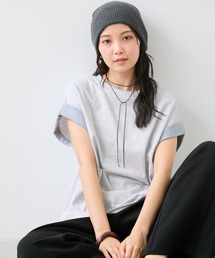 【WEB限定】天竺袖配色Tシャツ