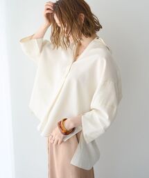 Editt by YECCA VECCA | バルーン袖スキッパーシャツ(シャツ/ブラウス)