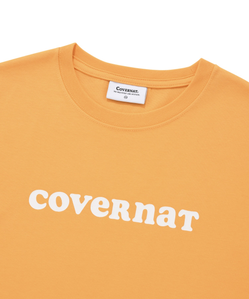 COVERNAT WOMAN（カバーナットウーマン）の「ウィメンズクーパー ロゴTシャツ オレンジ（Tシャツ/カットソー・レディース・その他・WS/WM）」の3枚目の写真