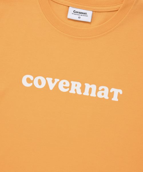 COVERNAT WOMAN（カバーナットウーマン）の「ウィメンズクーパー ロゴTシャツ オレンジ（Tシャツ/カットソー・レディース・その他・WS/WM）」の4枚目の写真