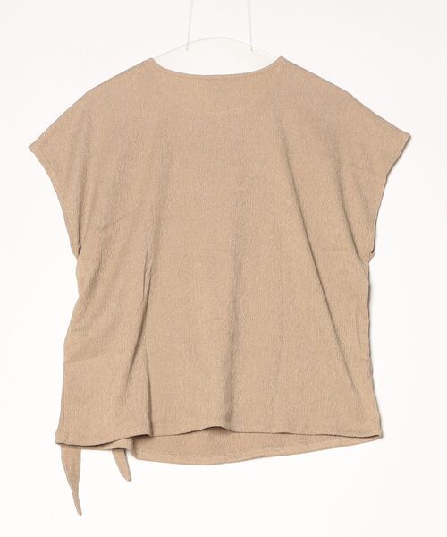 BANANA REPUBLIC FACTORY STORE（バナナリパブリック ファクトリーストア）の「BANANA REPUBLIC FACTORY STORE　　テクスチャード スモックド サイドタイ トップス（Tシャツ/カットソー・レディース・ネイビー/ベージュ/ホワイト・L/M/S/XS）」の4枚目の写真
