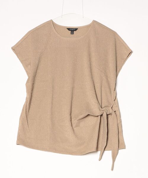BANANA REPUBLIC FACTORY STORE（バナナリパブリック ファクトリーストア）の「BANANA REPUBLIC FACTORY STORE　　テクスチャード スモックド サイドタイ トップス（Tシャツ/カットソー・レディース・ネイビー/ベージュ/ホワイト・L/M/S/XS）」の8枚目の写真