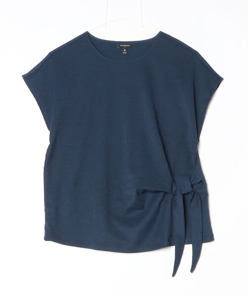 BANANA REPUBLIC FACTORY STORE（バナナリパブリック ファクトリーストア）の「BANANA REPUBLIC FACTORY STORE　　テクスチャード スモックド サイドタイ トップス（Tシャツ/カットソー・レディース・ネイビー/ベージュ/ホワイト・L/M/S/XS）」の10枚目の写真