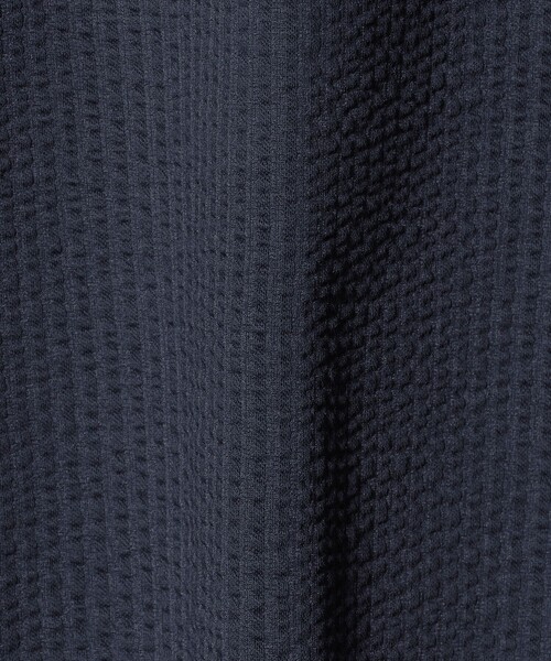 A DAY IN THE LIFE UNITED ARROWS(アデイインザライフユナイテッドアローズ)の「シルケット サッカー フェイクレイヤード キーネックカットソー-吸水速乾-<A DAY IN THE LIFE>(Tシャツ/カットソー・メンズ・ライトグレー/その他1/ネイビー・M/XL/L)」の7枚目の写真