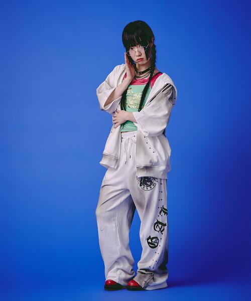 GALFY（ガルフィー）の「GALFY/ガルフィー/【LHP EXCLUSIVE】地雷ギャル スウェットパンツ（スウェットパンツ・レディース・ブラック/ホワイト/ピンク・F）」の17枚目の写真
