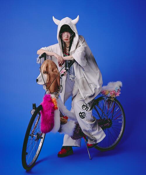 GALFY（ガルフィー）の「GALFY/ガルフィー/【LHP EXCLUSIVE】地雷ギャル スウェットパンツ（スウェットパンツ・レディース・ブラック/ホワイト/ピンク・F）」の21枚目の写真
