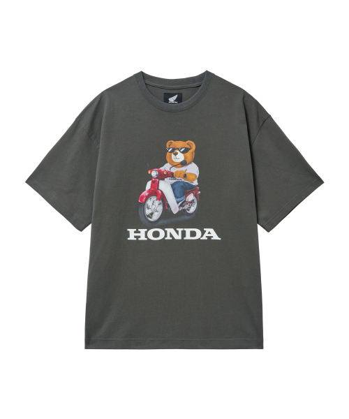 PHYPS MOTORCYCLE（フィップスモーターサイクル）の「Honda Bear T-Shirt Dark Gray（Tシャツ/カットソー・メンズ・その他・SMALL/MEDIUM/LARGE/X-LARGE）」の5枚目の写真