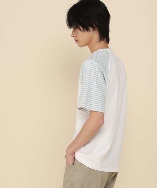WaiKei(ワイケイ)の「【UNISEX】Wai Kei×ALAND/AロゴスターラグランTシャツ(Tシャツ/カットソー・レディース・ピンク/ライトブルー/アイボリー・MEDIUM/SMALL)」の4枚目の写真