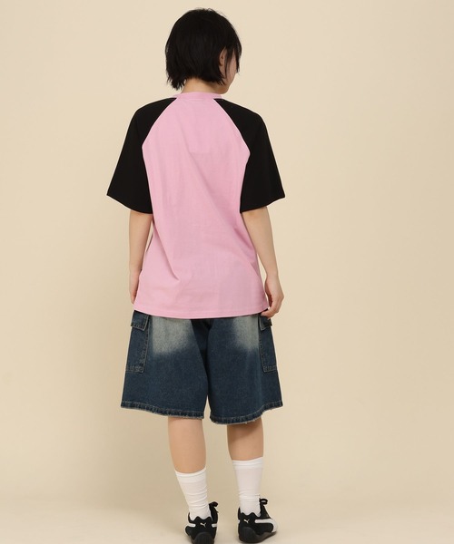WaiKei(ワイケイ)の「【UNISEX】Wai Kei×ALAND/AロゴスターラグランTシャツ(Tシャツ/カットソー・レディース・ピンク/ライトブルー/アイボリー・MEDIUM/SMALL)」の10枚目の写真