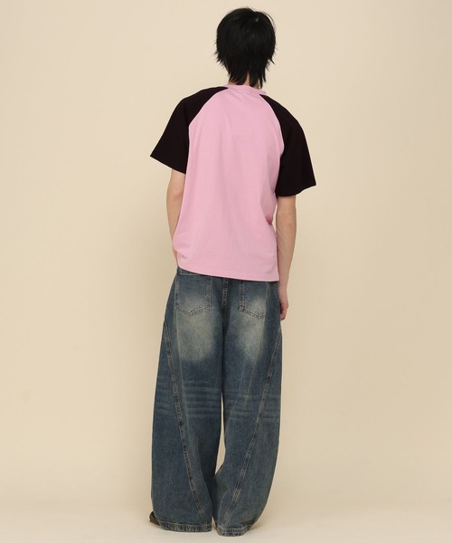 WaiKei(ワイケイ)の「【UNISEX】Wai Kei×ALAND/AロゴスターラグランTシャツ(Tシャツ/カットソー・レディース・ピンク/ライトブルー/アイボリー・MEDIUM/SMALL)」の14枚目の写真