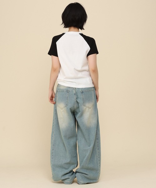WaiKei(ワイケイ)の「【UNISEX】Wai Kei×ALAND/AロゴスターラグランTシャツ(Tシャツ/カットソー・レディース・ピンク/ライトブルー/アイボリー・MEDIUM/SMALL)」の19枚目の写真