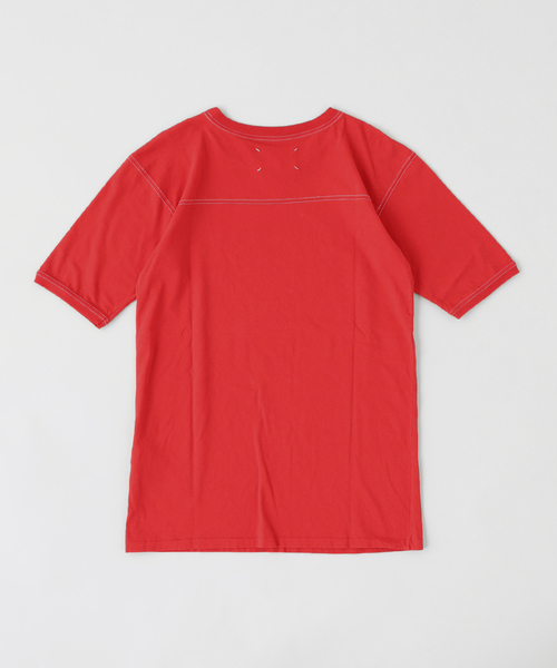 Maison Margiela(メゾンマルジェラ)の「MAISON MARGIELA(メゾン マルジェラ) Printed Vintage Tシャツ(Tシャツ/カットソー・メンズ・レッド・MEDIUM)」の2枚目の写真