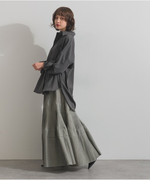 OandI(オーアンドアイ)の「スリーブアレンジドレープシャツ(シャツ/ブラウス・レディース・サックスブルー/ベージュ/ブラック/オフホワイト・FREE)」の20枚目の写真