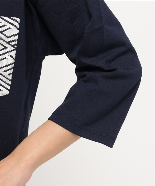 GLOBAL WORK（グローバルワーク）の「コットンポケツキプルオーバー7分袖/709465（Tシャツ/カットソー・レディース・グレー/ネイビー/ブラウン/ホワイト系その他/ライトピンク・LARGE/MEDIUM）」の10枚目の写真