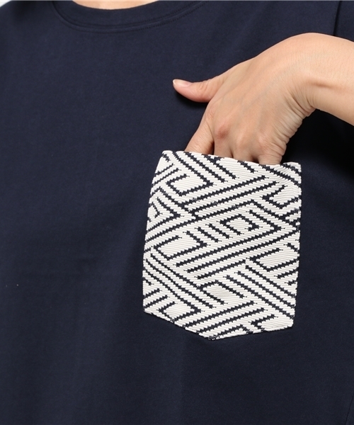 GLOBAL WORK（グローバルワーク）の「コットンポケツキプルオーバー7分袖/709465（Tシャツ/カットソー・レディース・グレー/ネイビー/ブラウン/ホワイト系その他/ライトピンク・LARGE/MEDIUM）」の12枚目の写真