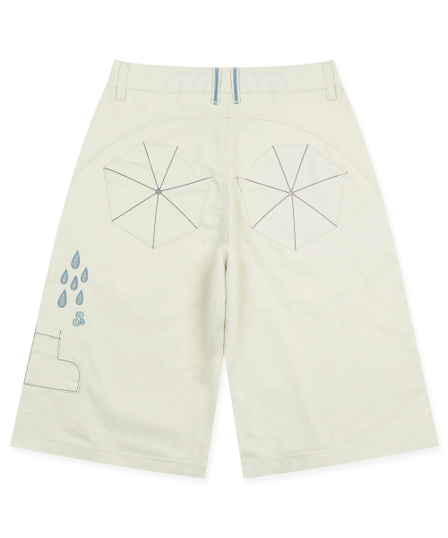 RuNaKi'Hu'(ルナキフ)の「WXP090 シトシト 雨季 バミューダパンツ (アイボリー)(その他パンツ・レディース・その他・1/2/3)」の5枚目の写真