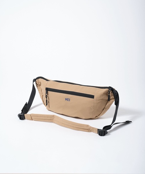 MEI(メイ)の「【MEI / メイ 】BOTTOM LINE SHOULDER / ボトムラインショルダー(ボディバッグ/ウエストポーチ・レディース・ライトグレー/ブラック/ベージュ・FREE)」の6枚目の写真