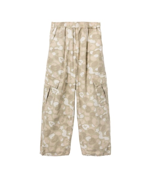 A BATHING APE(アベイシングエイプ)の「CAMO PRINTED PANT(その他パンツ・レディース・ベージュ/オリーブ/ブルー・X-SMALL/SMALL)」の1枚目の写真