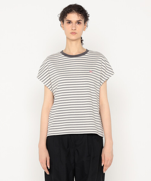 DANTON(ダントン)の「Women's Cotton Jersey Dolman Short T-shirt Stripe(Tシャツ/カットソー・レディース・ベージュ系その他/ホワイト系その他/ホワイト系その他5/ブルー系その他5/ブルー系その他/グリーン系その他・S/M)」の7枚目の写真