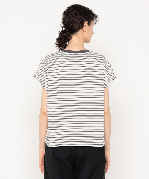 DANTON(ダントン)の「Women's Cotton Jersey Dolman Short T-shirt Stripe(Tシャツ/カットソー・レディース・ベージュ系その他/ホワイト系その他/ホワイト系その他5/ブルー系その他5/ブルー系その他/グリーン系その他・S/M)」の11枚目の写真