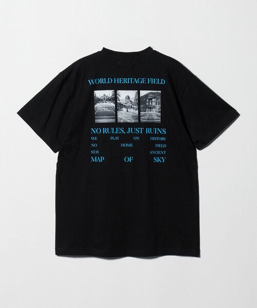 MAP OF SKY（マップオブスカイ）の「＜MAP OF SKY＞HERITAGE プリント Tシャツ（Tシャツ/カットソー・メンズ・ブラック・S/M/L）」の2枚目の写真