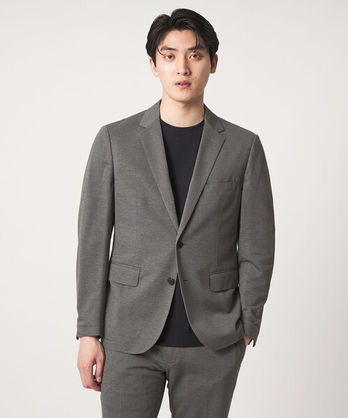A DAY IN THE LIFE UNITED ARROWS(アデイインザライフユナイテッドアローズ)の「カノコ 2ボタンジャケット-セットアップ対応・マシンウォッシャブル-<A DAY IN THE LIFE>(テーラードジャケット・メンズ・グレー系/ロイヤルブルー/ネイビー・XL/M/S/L)」の2枚目の写真