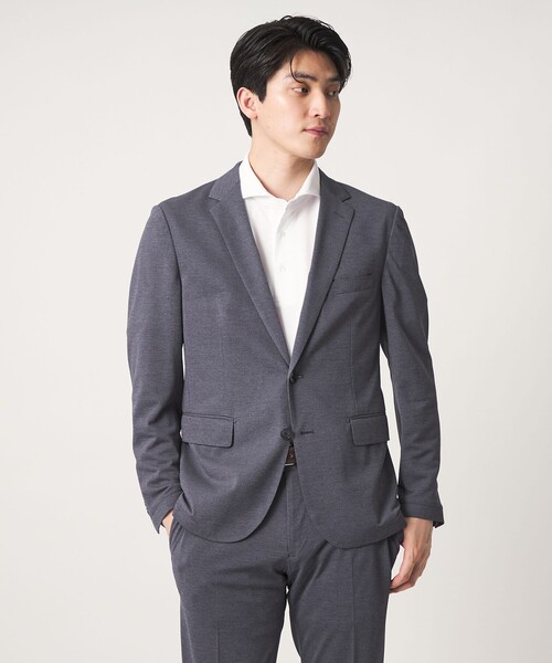 A DAY IN THE LIFE UNITED ARROWS(アデイインザライフユナイテッドアローズ)の「カノコ 2ボタンジャケット-セットアップ対応・マシンウォッシャブル-<A DAY IN THE LIFE>(テーラードジャケット・メンズ・グレー系/ロイヤルブルー/ネイビー・XL/M/S/L)」の5枚目の写真