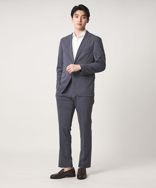A DAY IN THE LIFE UNITED ARROWS(アデイインザライフユナイテッドアローズ)の「カノコ 2ボタンジャケット-セットアップ対応・マシンウォッシャブル-<A DAY IN THE LIFE>(テーラードジャケット・メンズ・グレー系/ロイヤルブルー/ネイビー・XL/M/S/L)」の6枚目の写真