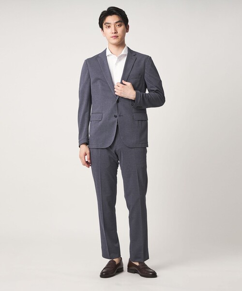 A DAY IN THE LIFE UNITED ARROWS(アデイインザライフユナイテッドアローズ)の「カノコ 2ボタンジャケット-セットアップ対応・マシンウォッシャブル-<A DAY IN THE LIFE>(テーラードジャケット・メンズ・グレー系/ロイヤルブルー/ネイビー・XL/M/S/L)」の7枚目の写真