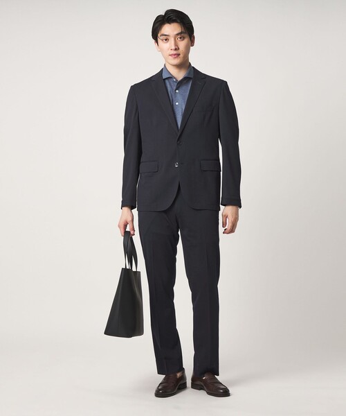 A DAY IN THE LIFE UNITED ARROWS(アデイインザライフユナイテッドアローズ)の「カノコ 2ボタンジャケット-セットアップ対応・マシンウォッシャブル-<A DAY IN THE LIFE>(テーラードジャケット・メンズ・グレー系/ロイヤルブルー/ネイビー・XL/M/S/L)」の9枚目の写真