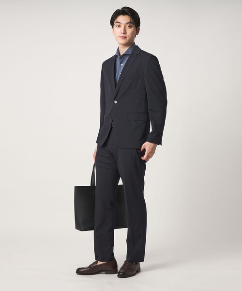 A DAY IN THE LIFE UNITED ARROWS(アデイインザライフユナイテッドアローズ)の「カノコ 2ボタンジャケット-セットアップ対応・マシンウォッシャブル-<A DAY IN THE LIFE>(テーラードジャケット・メンズ・グレー系/ロイヤルブルー/ネイビー・XL/M/S/L)」の10枚目の写真
