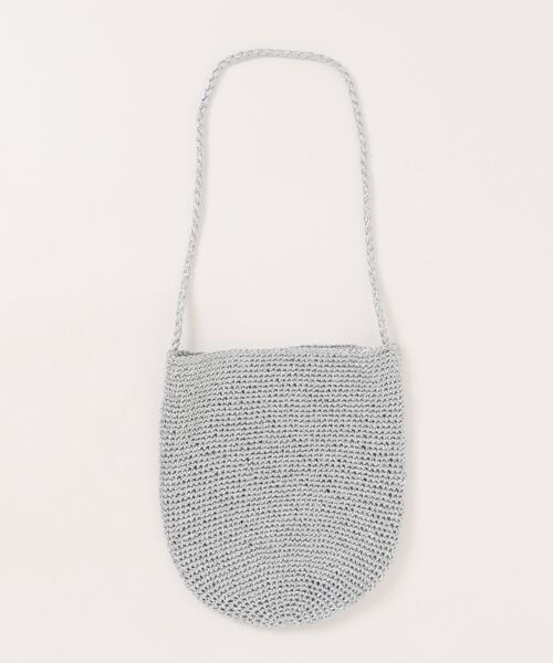 enlit（エンリット）の「【 elint 】 バケツ型 編み ショルダーバッグ（ショルダーバッグ・レディース・ゴールド/ブラウン/シルバー/レッド/ブルー・FREE）」の19枚目の写真