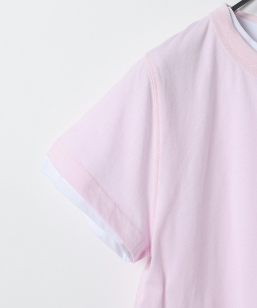 JEANASIS(ジーナシス)の「【みちゃん×25quee企画】レイヤードTEE SS/839129(Tシャツ/カットソー・レディース・グレー系その他/ピンク系その他/パープル系その他・FREE)」の20枚目の写真