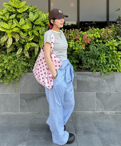 JEANASIS(ジーナシス)の「【みちゃん×25quee企画】レイヤードTEE SS/839129(Tシャツ/カットソー・レディース・グレー系その他/ピンク系その他/パープル系その他・FREE)」の6枚目の写真