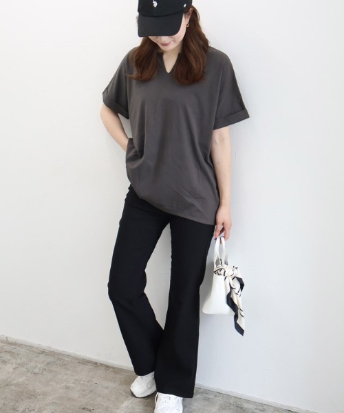 Pierrot(ピエロ)の「フレアブラックスキニーパンツ(その他パンツ・レディース・ブラック・LL/L/M/S/PL/PM/PS)」の14枚目の写真