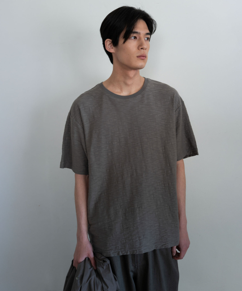 BLANKROOM(ブランクルーム)の「ノーブルスラブハーフT_BASIL(Tシャツ/カットソー・メンズ・その他・4/3/1/2)」の3枚目の写真