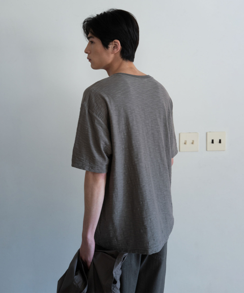 BLANKROOM(ブランクルーム)の「ノーブルスラブハーフT_BASIL(Tシャツ/カットソー・メンズ・その他・4/3/1/2)」の4枚目の写真