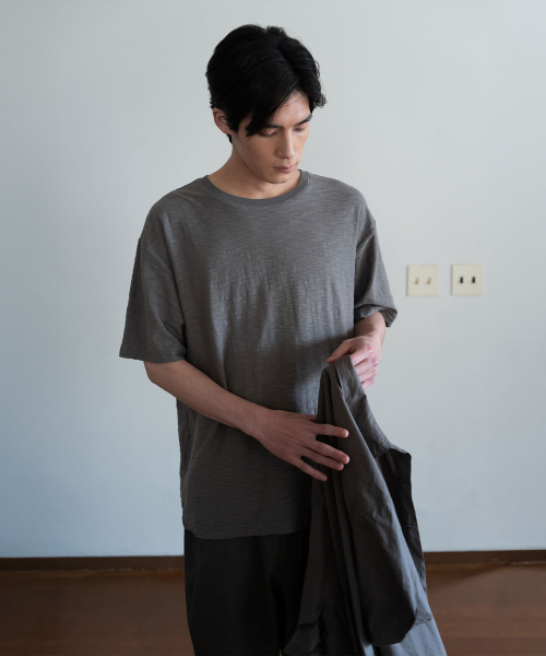 BLANKROOM(ブランクルーム)の「ノーブルスラブハーフT_BASIL(Tシャツ/カットソー・メンズ・その他・4/3/1/2)」の5枚目の写真
