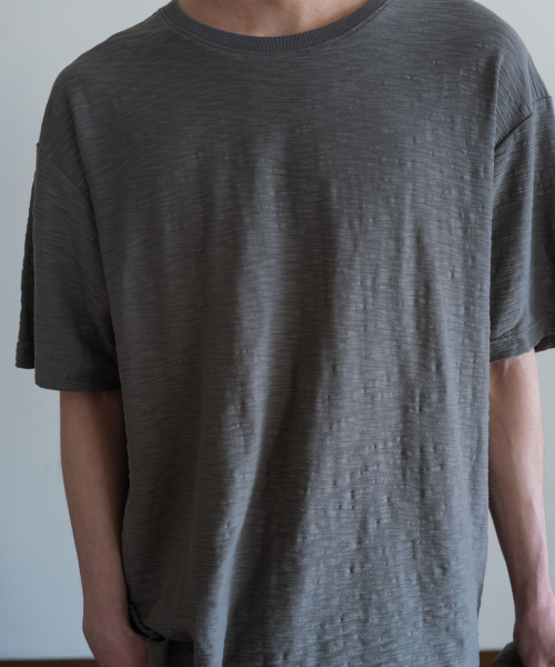 BLANKROOM(ブランクルーム)の「ノーブルスラブハーフT_BASIL(Tシャツ/カットソー・メンズ・その他・4/3/1/2)」の6枚目の写真