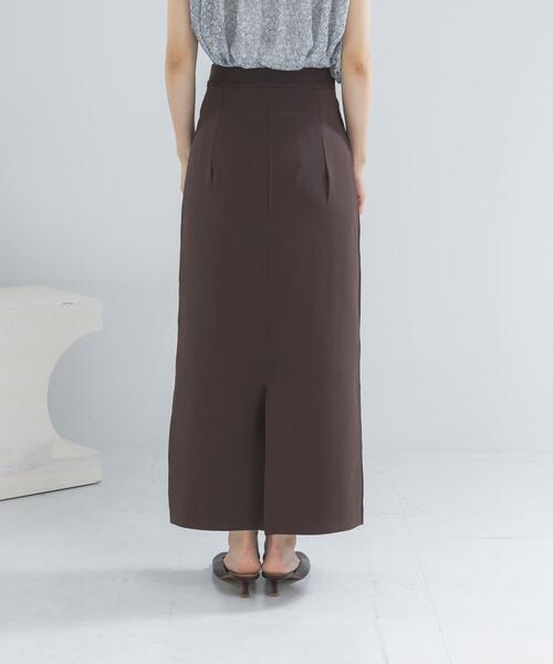 URBAN RESEARCH ROSSO WOMEN(アーバンリサーチ ロッソ)の「ウォッシャブルニットストレートスカート(スカート・レディース・ブラック/ブラウン・FREE)」の17枚目の写真