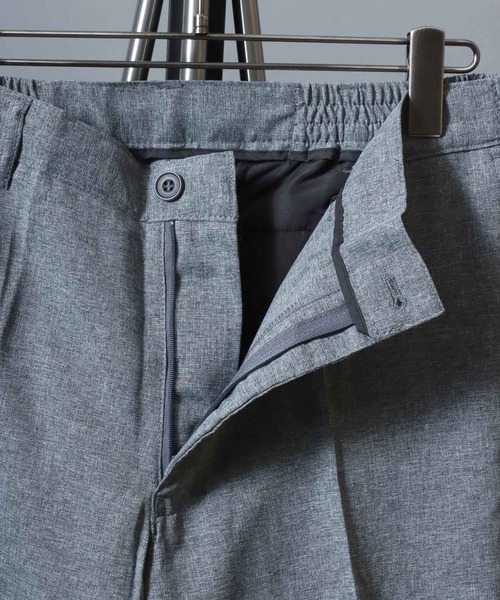 ANPAS（アンパス）の「Dry & Cool Easy Tapered Summer Trousers/Pants / ドライ＆クール サマートラウザーパンツ 〈選べるレングス66㎝/72㎝〉 接触冷感/吸水速乾/ストレッチ/ウエストゴム イージーテーパードパンツ ボトムス メンズ スラックス（スラックス・メンズ・ブラック系その他/グレー系その他/ベージュ系その他/グレー/ブラック/ベージュ・M/L/LL）」の18枚目の写真