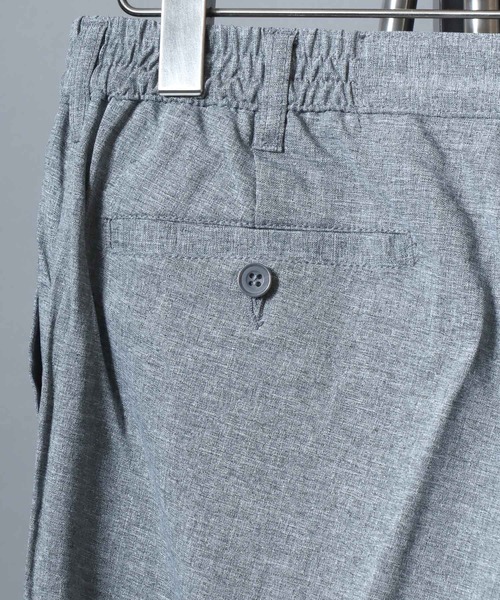 ANPAS（アンパス）の「Dry & Cool Easy Tapered Summer Trousers/Pants / ドライ＆クール サマートラウザーパンツ 〈選べるレングス66㎝/72㎝〉 接触冷感/吸水速乾/ストレッチ/ウエストゴム イージーテーパードパンツ ボトムス メンズ スラックス（スラックス・メンズ・ブラック系その他/グレー系その他/ベージュ系その他/グレー/ブラック/ベージュ・M/L/LL）」の20枚目の写真