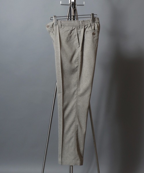 ANPAS（アンパス）の「Dry & Cool Easy Tapered Summer Trousers/Pants / ドライ＆クール サマートラウザーパンツ 〈選べるレングス66㎝/72㎝〉 接触冷感/吸水速乾/ストレッチ/ウエストゴム イージーテーパードパンツ ボトムス メンズ スラックス（スラックス・メンズ・ブラック系その他/グレー系その他/ベージュ系その他/グレー/ブラック/ベージュ・M/L/LL）」の15枚目の写真
