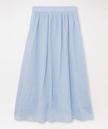 麻カルゼギャザースカート