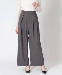 クールドライタッチタックワイドパンツ